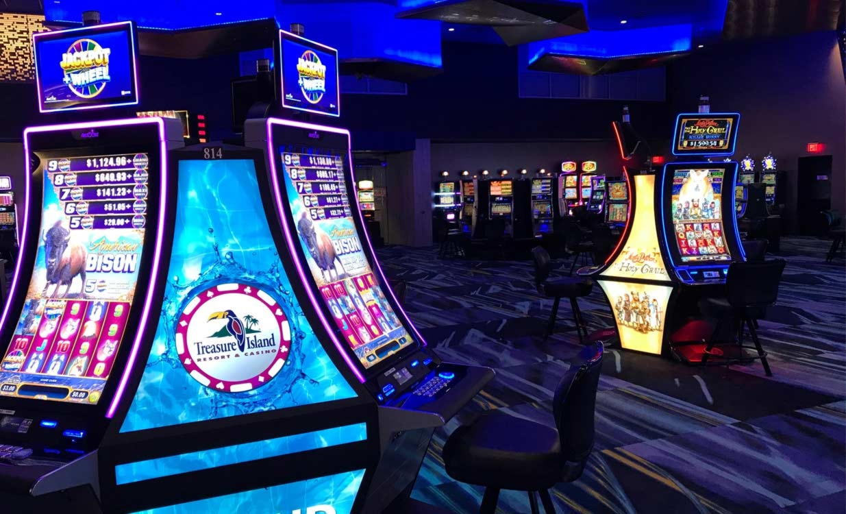 390% Bonificación de partidos en Treasure Island Jackpots Casino (Espejo de efectivo Sloto)